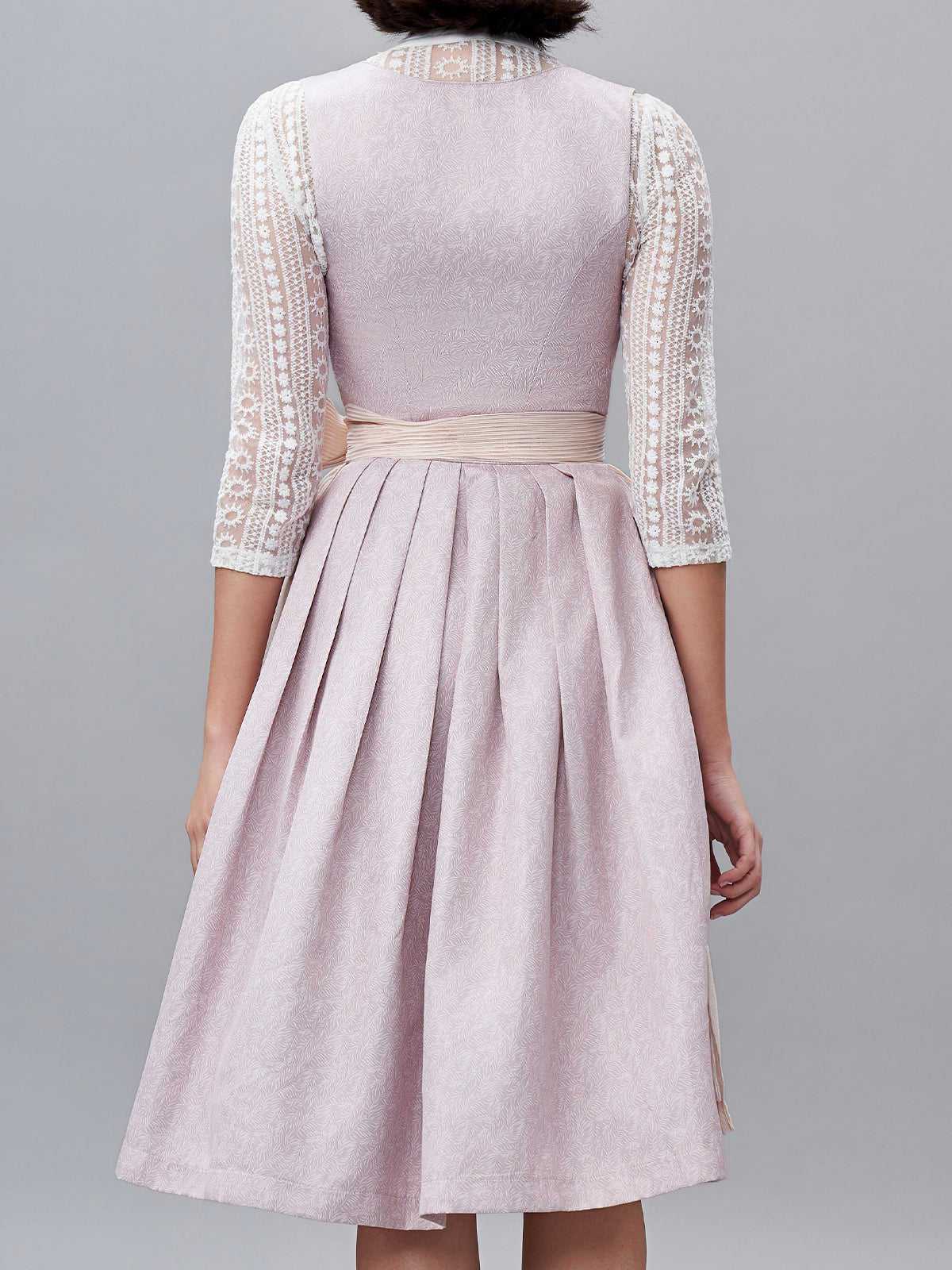 Damen Rosa Zwei verdeckte Eingriffstaschen Dirndl WEBER