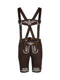 Braun Stickereien Lederhosen